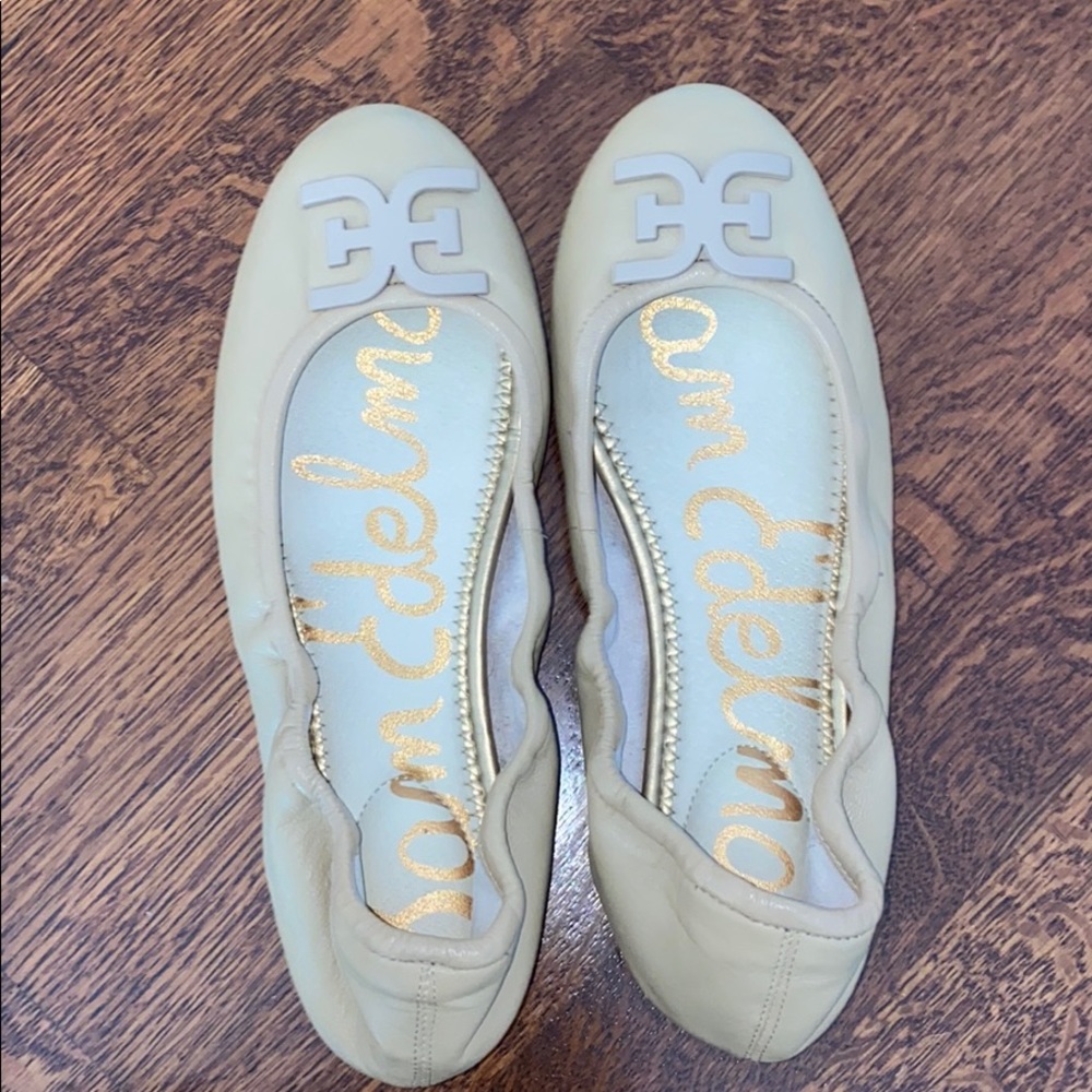 Sam Edelman Nude Ballet Style Flat Shoes #flats